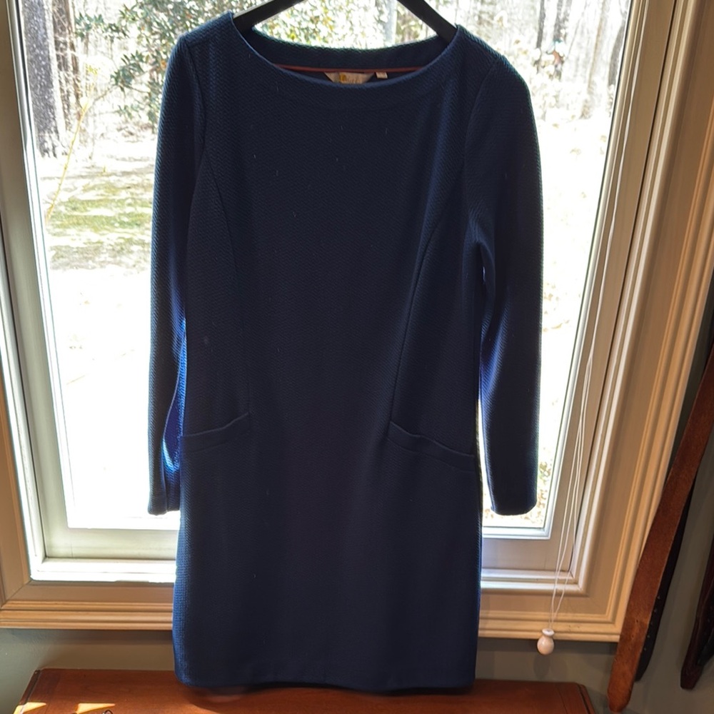 Elegant Blue Women's Dress